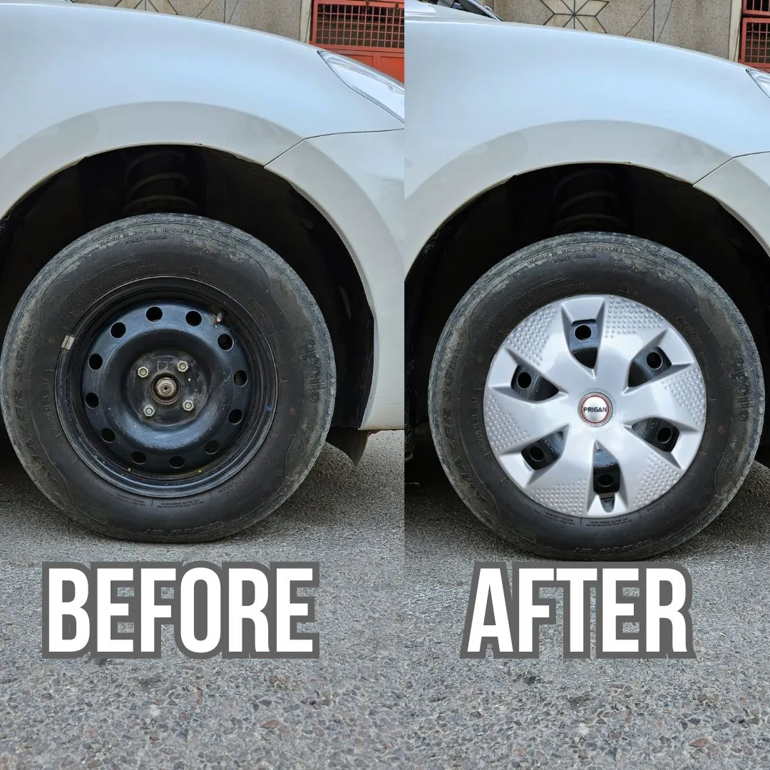 PRIGAN ALTO-K10 13 INCH SILVER WHEEL COVER  (Set of 4)  AVAILABLE IN 13 INCH - Image 3