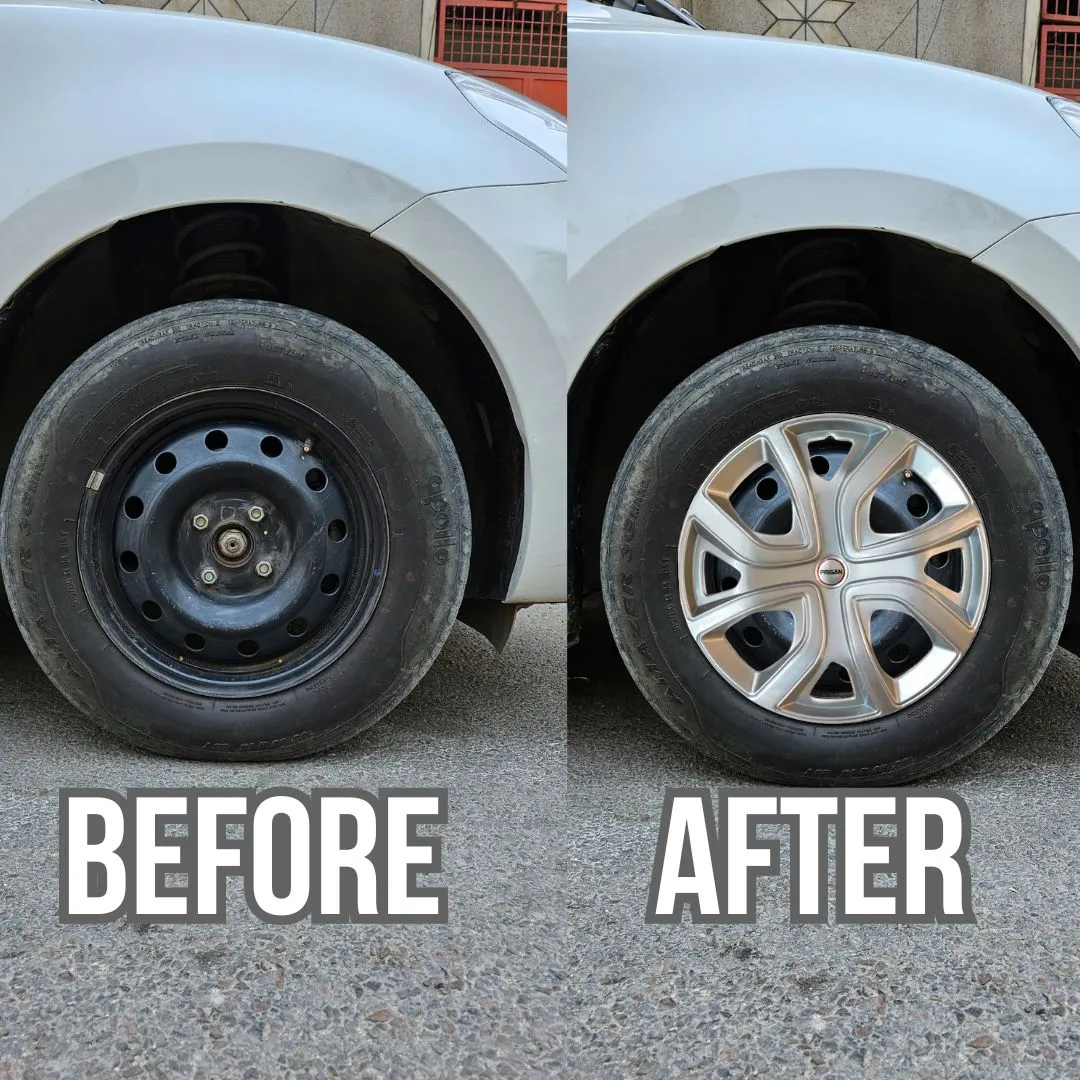 PRIGAN ALTROZ SILVER WHEEL COVER  (Set of 4)  AVAILABLE IN 14,16 INCH - Image 3