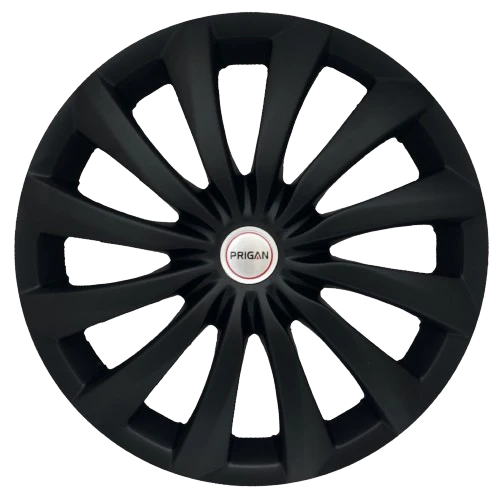 PRIGAN DZIRE TYPE 3 MATTE BLACK WHEEL COVER  (Set of 4)  AVAILABLE IN 14 INCH