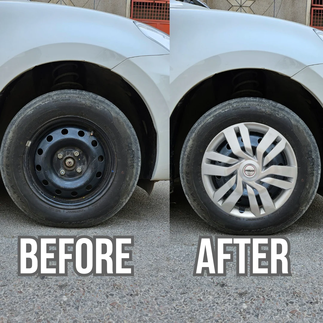 PRIGAN I-DTEC 15 INCH SILVER WHEEL COVER  (Set of 4)  AVAILABLE IN 15 INCH - Image 3