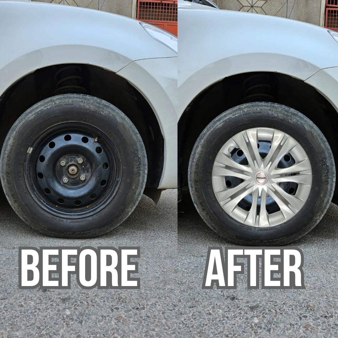 PRIGAN INNOVA 15 INCH SILVER WHEEL COVER  (Set of 4)  AVAILABLE IN 15 INCH - Image 3