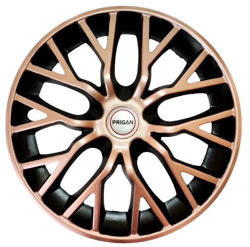 PRIGAN PHANTOM COPPER BLACK WHEEL COVER  (Set of 4)  AVAILABLE IN 12,13,14,15,16  INCH