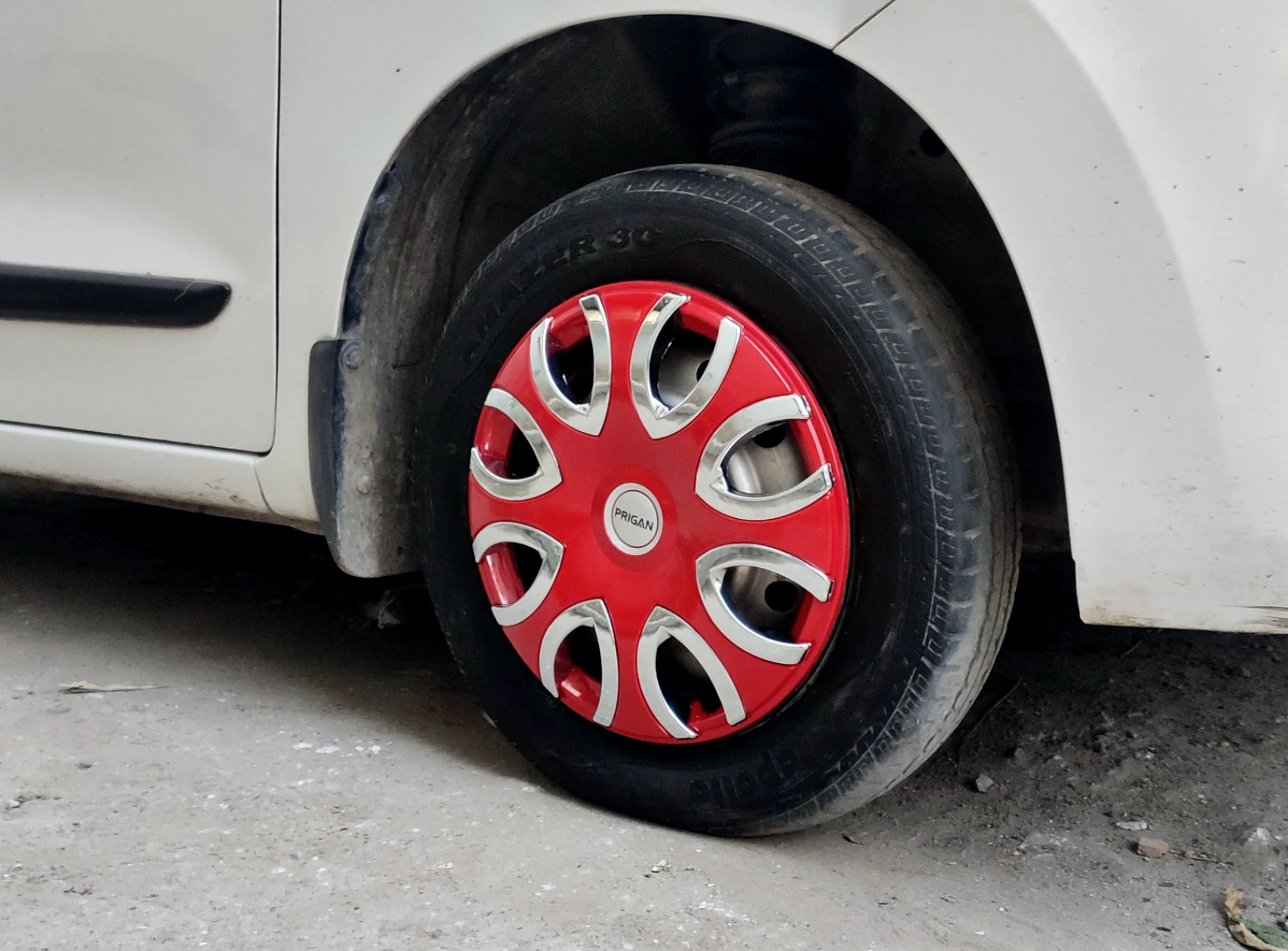 PRIGAN PULSE CHROME RED WHEEL COVER  (Set of 4)  AVAILABLE IN 12,13 INCH - Image 6