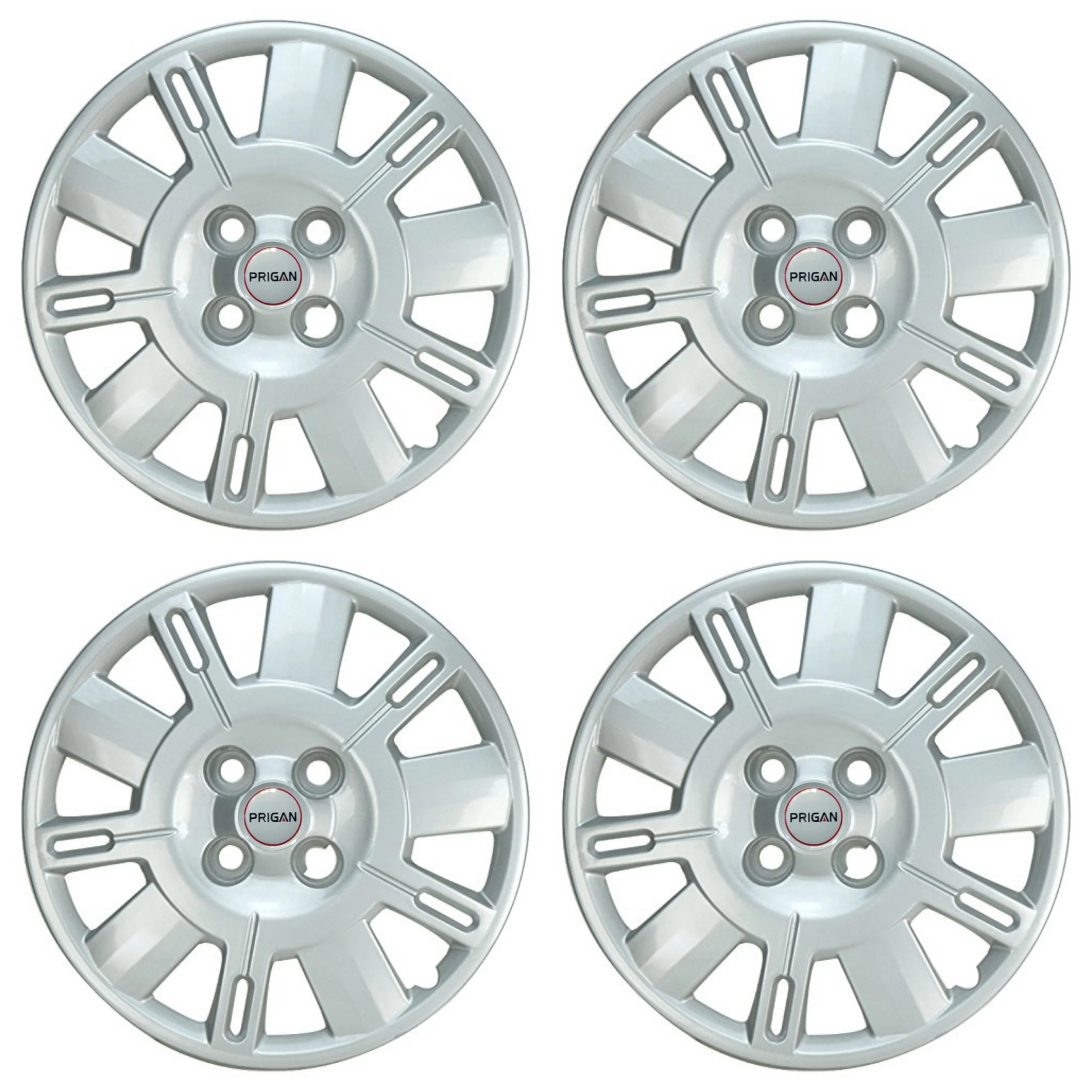 PRIGAN PUNTO 14 INCH SILVER WHEEL COVER  (Set of 4)  AVAILABLE IN 14 INCH (ONLY FOR FIAT PUNTO) - Image 2