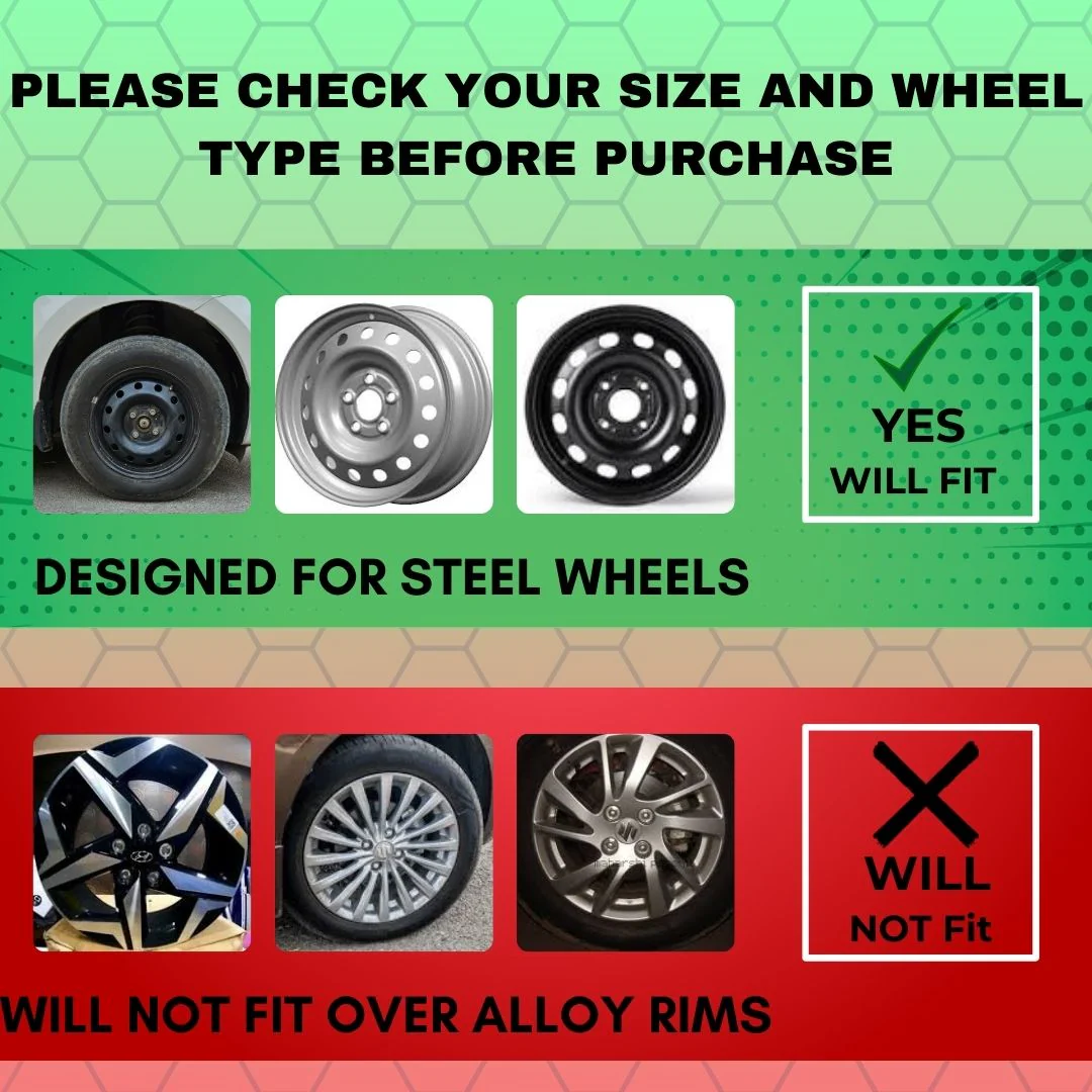 PRIGAN ALTROZ 14 INCH RED BLACK WHEEL COVER  (Set of 4)  AVAILABLE IN 14 INCH - Image 4
