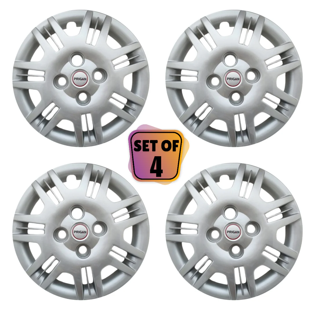 PRIGAN SANTRO XING 13 INCH SILVER COVER  (Set of 4)  AVAILABLE IN 13 INCH (BOLT FITTING ONLY FOR SANTRO) - Image 5