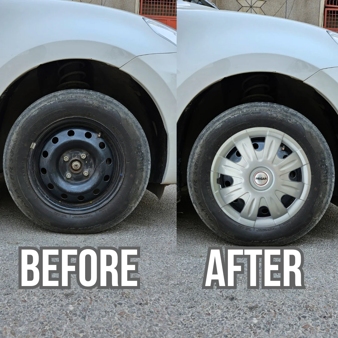 PRIGAN SONEX SILVER WHEEL COVER  (Set of 4)  AVAILABLE IN 13 INCH - Image 3