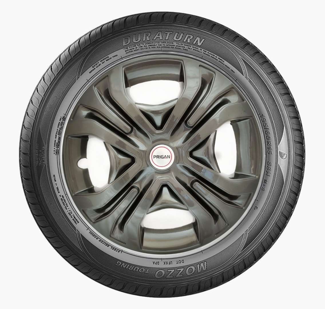 PRIGAN TIAGO TYPE-2 14 INCH GREY WHEEL COVER  (Set of 4)  AVAILABLE IN 14 INCH - Image 5
