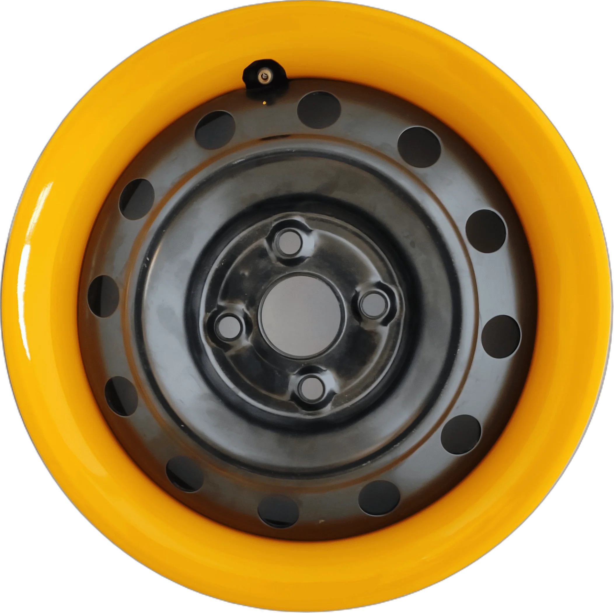 PRIGAN TRIM 16 INCH YELLOW WHEEL COVER  (Set of 4)  AVAILABLE IN 16 INCH - Image 4