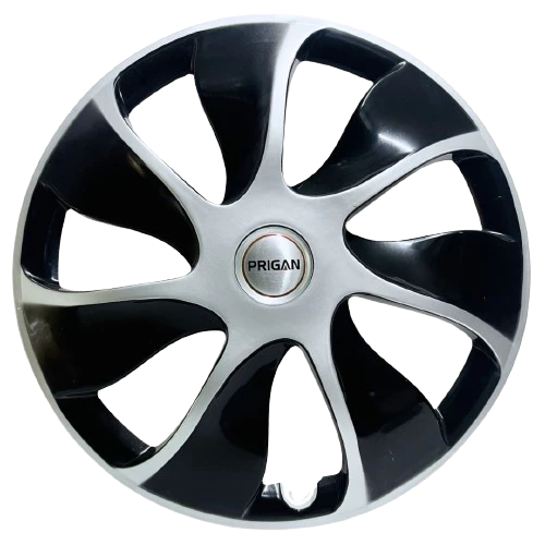 PRIGAN URBAN SILVER BLACK WHEEL COVER  (Set of 4)  AVAILABLE IN 14,15 INCH