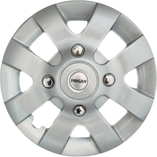 PRIGAN XYLO 15 INCH SILVER WHEEL COVER  (Set of 4)  AVAILABLE IN 15 INCH